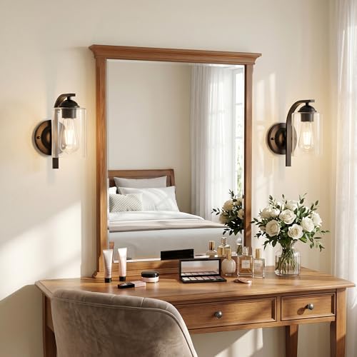 Black Wall Sconces Lights for Bathroom
