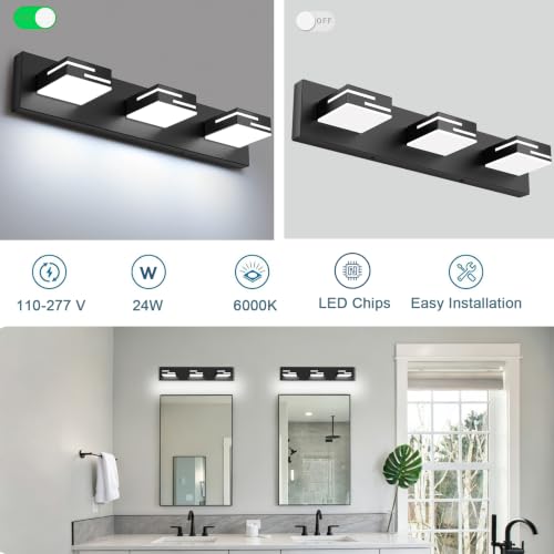 LED Modern Bathroom Vanity Light Fixtures