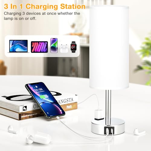 Touch Bedside Table Lamps Set of 2 (2 Count)