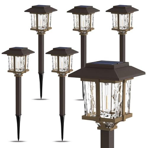 Solar Outdoor Lights Waterproof 6 Pack (6 Count)