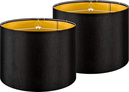 16 Inch Large Drum Lamp Shades Set of 2 (2 Count)