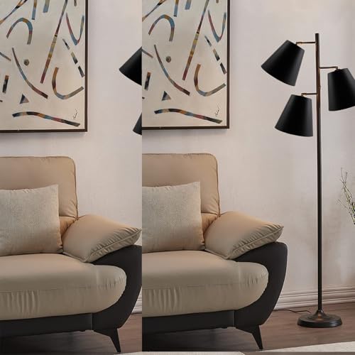 2PCS Black Barrel Metal Lampshade (2 Count)