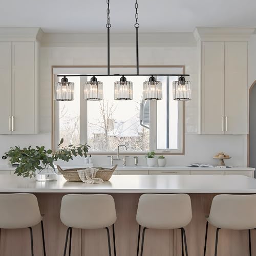 36" Black Chandeliers for Dining Room