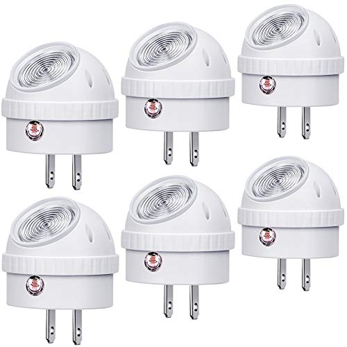 Plug in LED Night Light Dusk to Dawn Sensor Neutral White 6 Pack (6 Count)