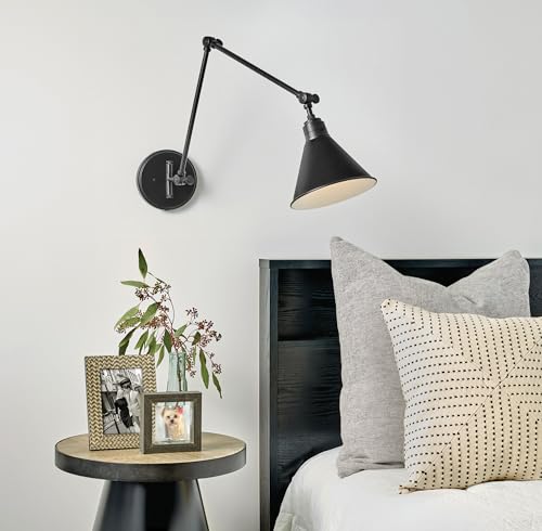 Arti Medium Long Swing Arm Single Light Wall Sconce