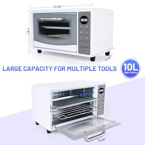 10L Nail Dryer and Cleaning Cabinet
