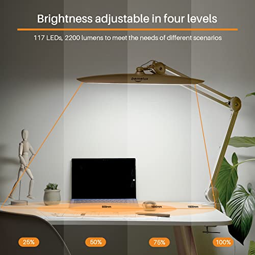 20 Inch LED Desk Lamp with Clamp