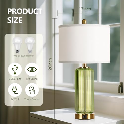 27" Touch Table Lamps (2 Count)