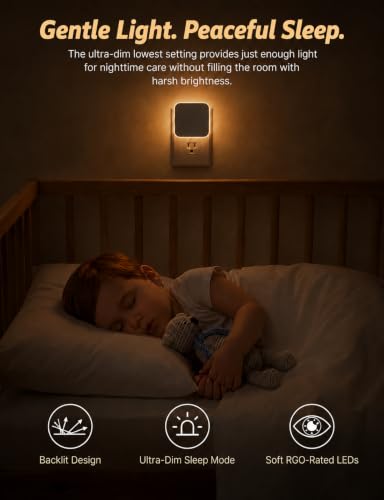 Backlit Motion Sensor Night Light 4 Pack (4 Count)