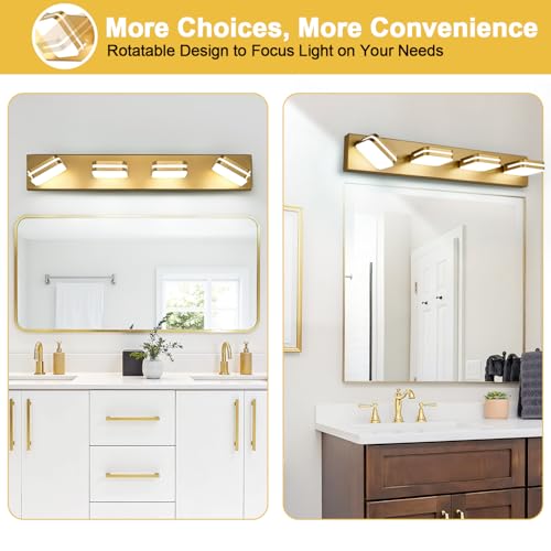 360° Rotate LED Bathroom Vanity Light Fixtures