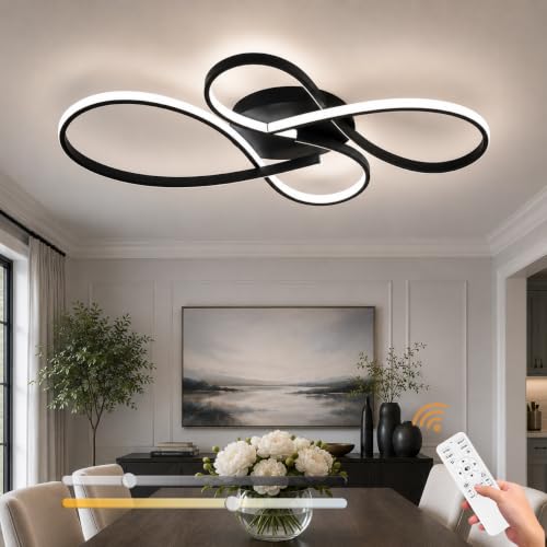 66W Dimmable Modern LED Ceiling Light Fixtures 3000K