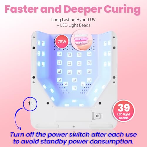 UV Foot Nail Lamp with Stand