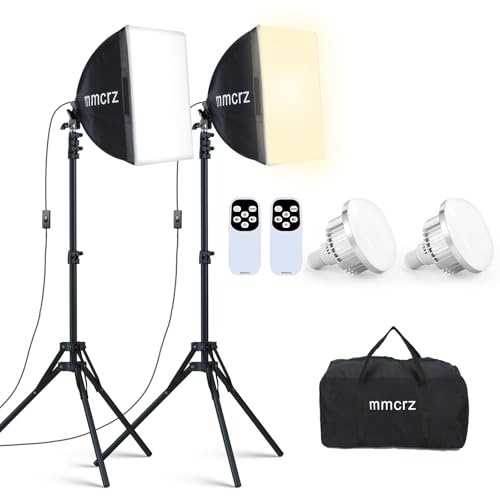 2Pack Professional Softbox Lighting Kit