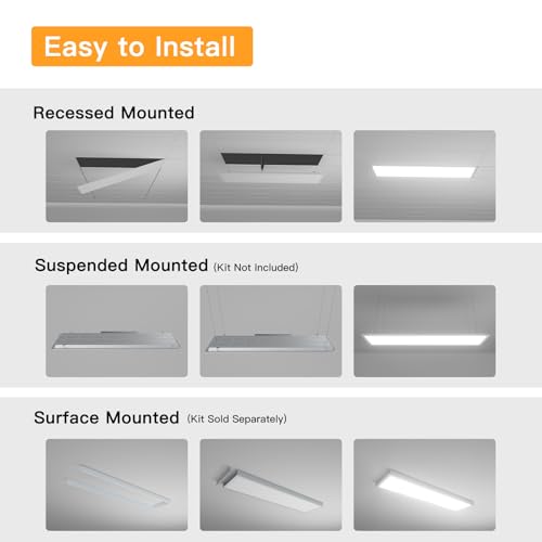 1x4 LED Flat Panel Light (4 Count)