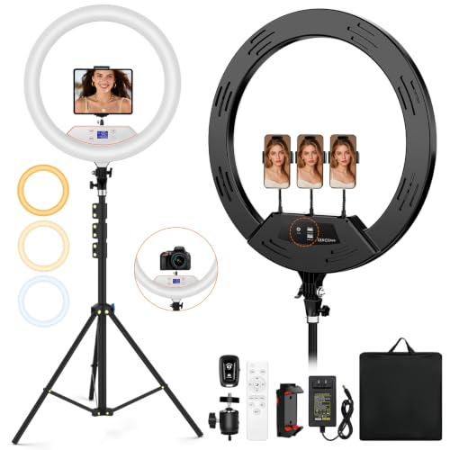Large 22" Ring Light with Stand