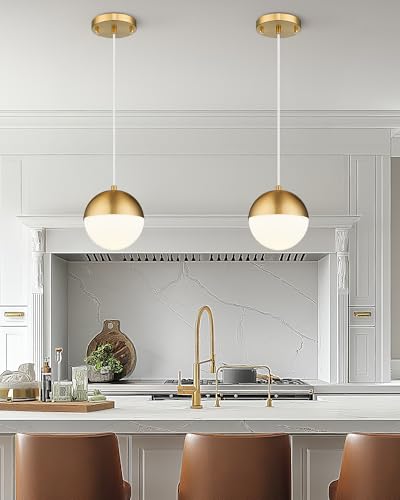 Mid Century Pendant Lights (2 Count)