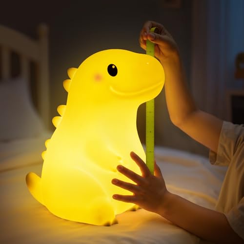 Huggwaii Squishy Giant Dinosaur Night Light for Kids