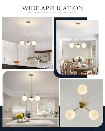 Gold Sputnik Chandelier