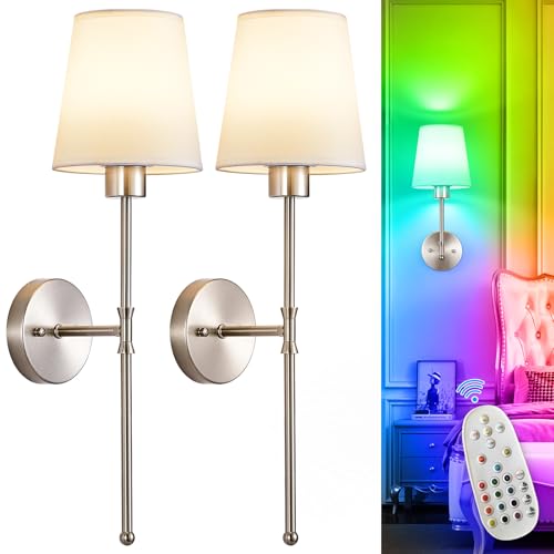 Battery Operated Wall Sconce (2 Count)