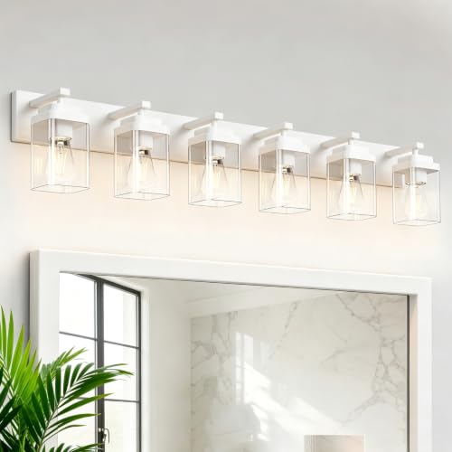 White Bathroom Light Fixtures
