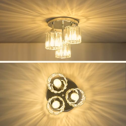 Crystal Ceiling Light Fixture