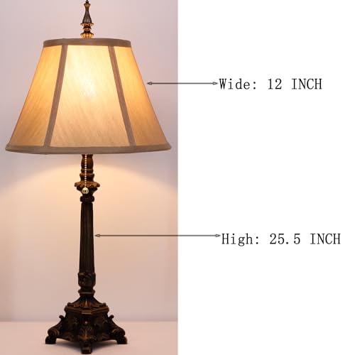 Farmhouse Table Lamp Traditional Rustic Mid