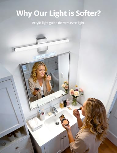 Modern Vanity Light Above Mirror