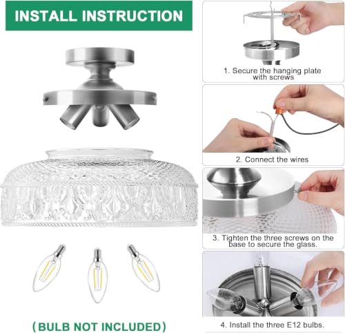 Semi Flush Mount Ceiling Light