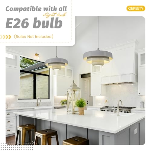 Gray Pendant Light Industrial 1