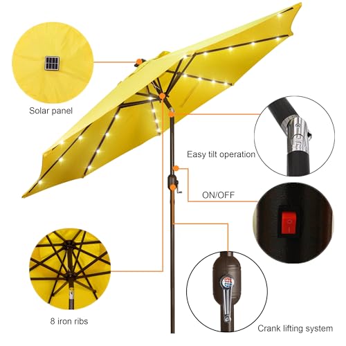 9 ft Solar Umbrella