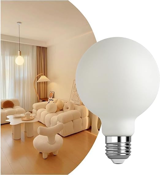 G95 Oversized Amber Glass Dimmable LED Edison Vintage Bul