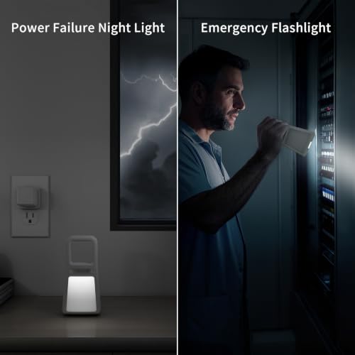 3 Pack 5-in-1 Power Failure Night Lights, Wireless Charging (3 Count)