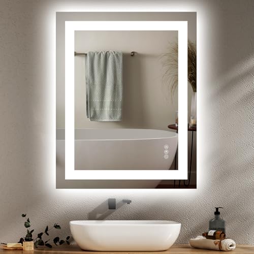 24"X30" LED Bathroom Mirror with Lights
