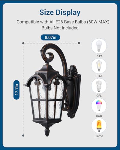 Dusk to Dawn Outdoor Wall Light