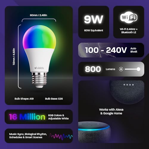 Smart Light Bulbs (4 Count)