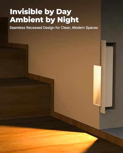 12 Pack Trimless Recessed Step Light (12 Count)