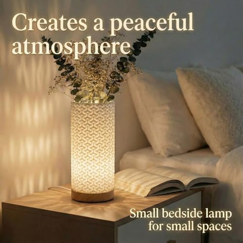Small Bedside Lamp for Nightstand