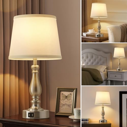 Table Lamps for Bedrooms Set of 2 (2 Count)
