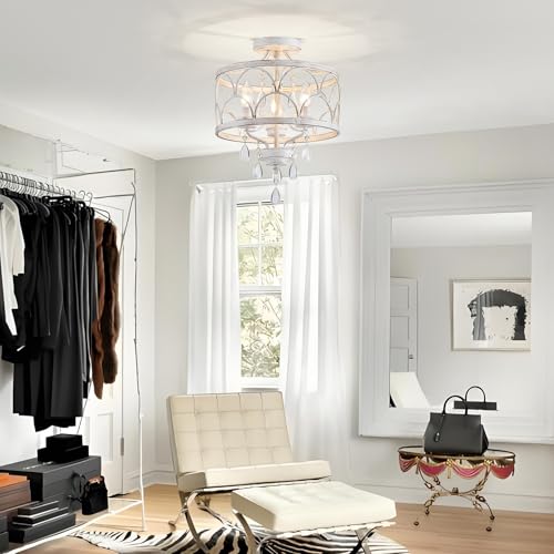 Crystal Ceiling Light Fixture