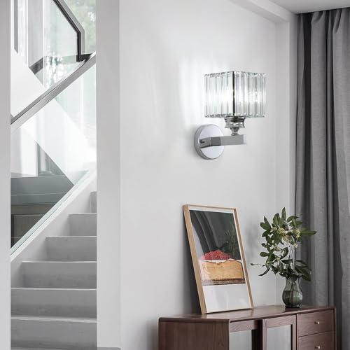 Hardwired Crystal Wall Sconces