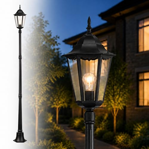 84" Outdoor Lamp Post Light