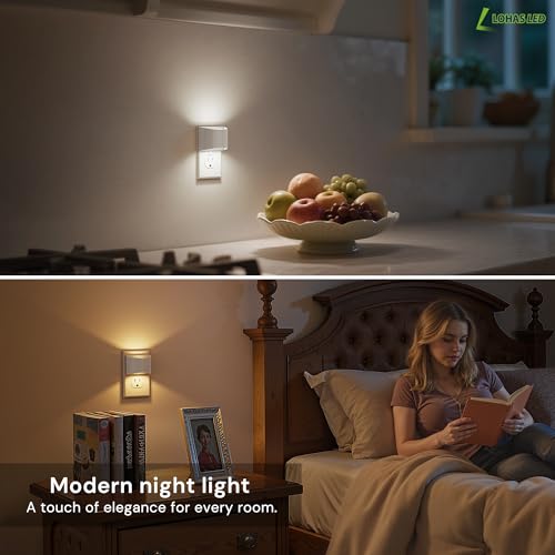 Night Lights Plug into Wall with 3CCT Adjustable (2 Count)