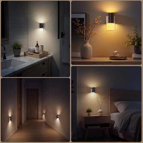 Night Light Dimmable Led Night Lights Plug into Wall (2 Count)