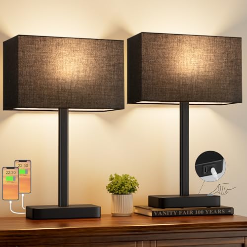 Touch Lamps for Nightstands Set of 2 (2 Count)