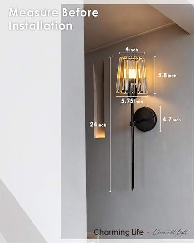 Battery Operated Wall Sconces Set of 2