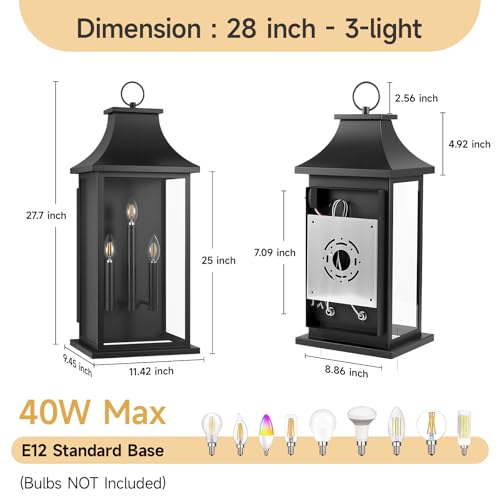 28'' Extra Large Outdoor Wall Lights