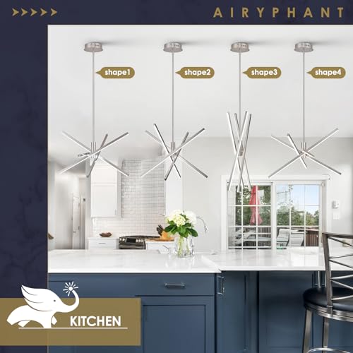 Nickel Modern LED Chandelier
