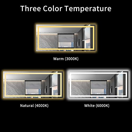 72"X32" LED Bathroom Mirror with Lights