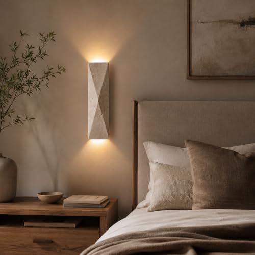 Travertine Wall Sconce