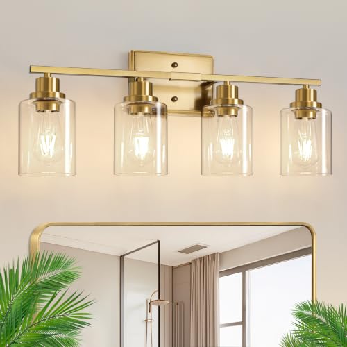 Modern Bathroom Light Fixtures Over Mirror